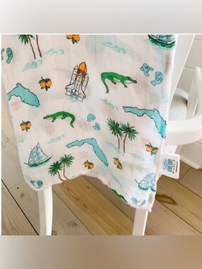 FLORIDA Classic little Hometown Swaddle Blanket (Extra Soft Bamboo Swaddle)
